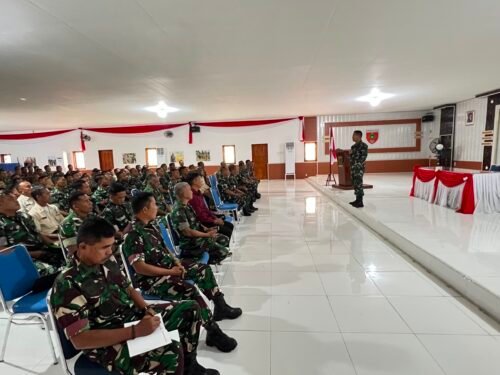 Dandim 1406/Wajo Letkol Inf Harianto Beri Jam Komandan ke Seluruh Personel, Tekankan Disiplin dan Bijak Bermedsos