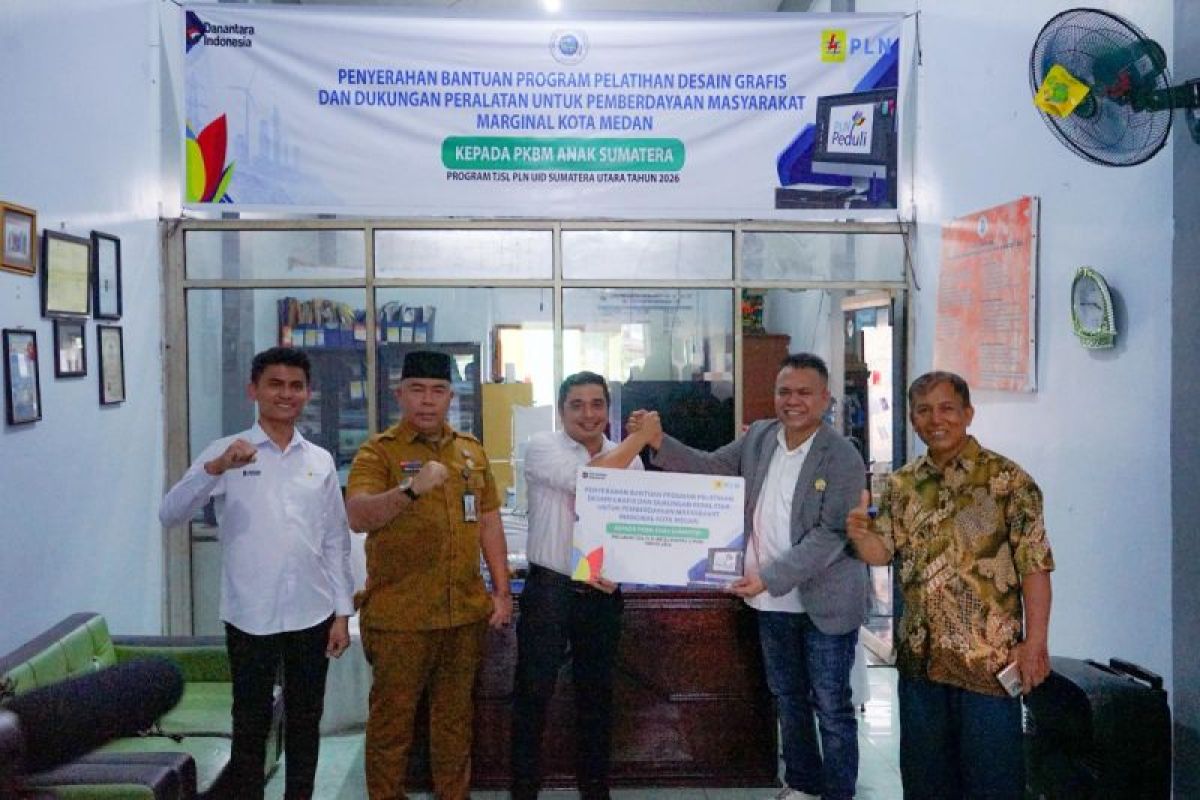 PLN Sumut Hibahkan 25 Komputer ke Pemuda Kurang Mampu, Bekali Desain Grafis dan Kewirausahaan