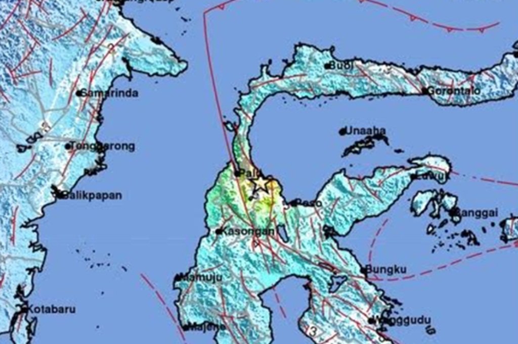 Gempa M 4,7 Guncang Sigi, Sulawesi Tengah, Pusat di Darat Kedalaman 9 Kilometer