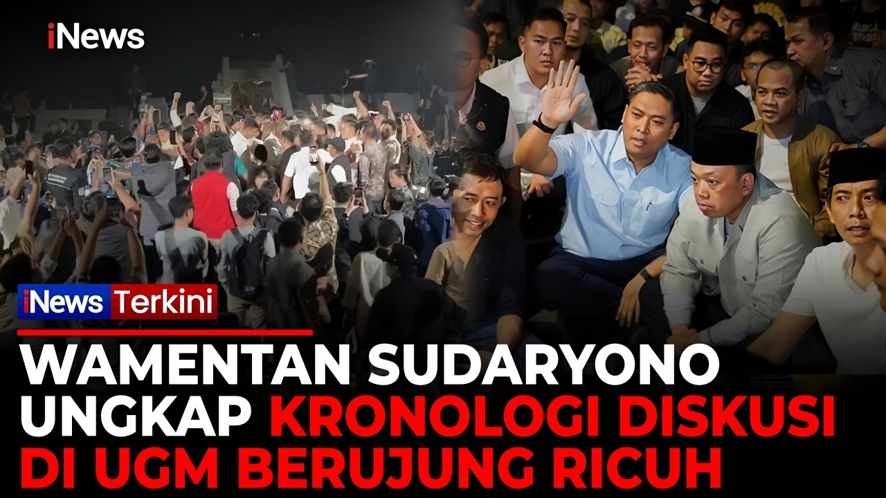 Wamentan Sudaryono Buka Suara soal Diskusi di UGM Ricuh, Tuduh Ada Kelompok Pengganggu