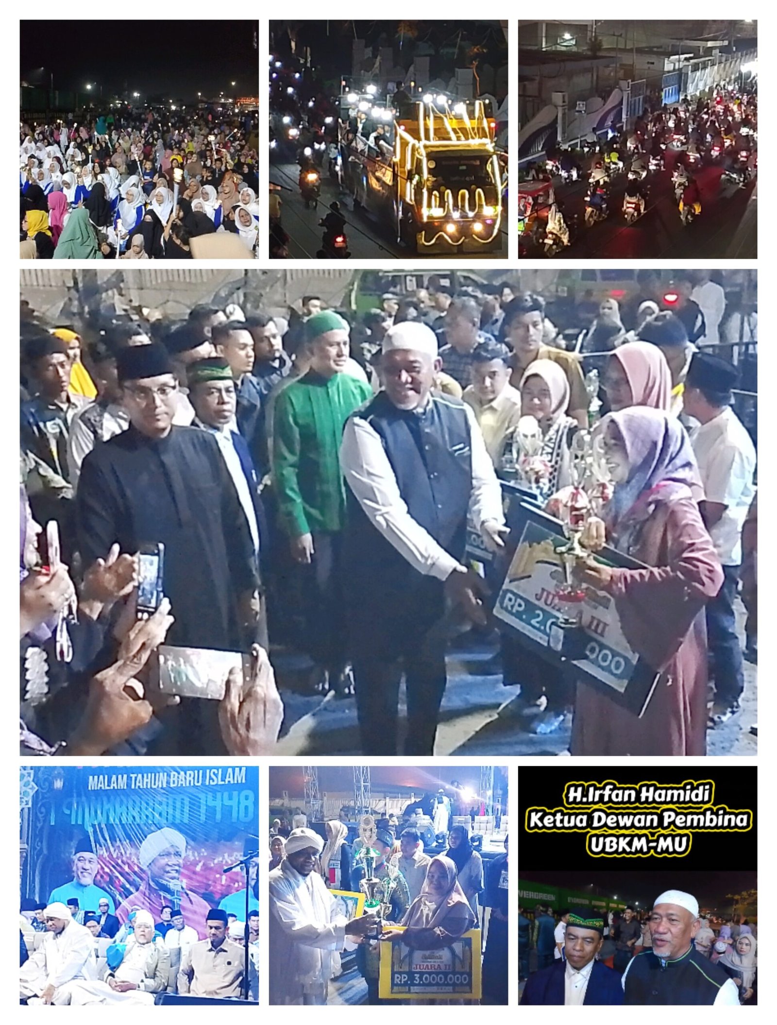 Semarak 1 Muharram di Belawan: 2.000 Peserta Pawai Obor, Pelindo Regional 1 Jadi Sponsor Utama