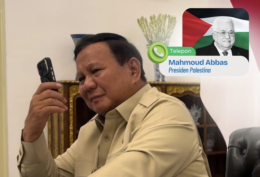 Presiden Palestina Mahm Abbas Telepon Prabowo, Sampaikan Perkembangan Situasi Terkini