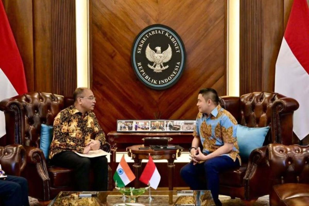 Dubes India Sampaikan Rencana Kunjungan Perdana Menteri Modi ke Indonesia ke Seskab Teddy