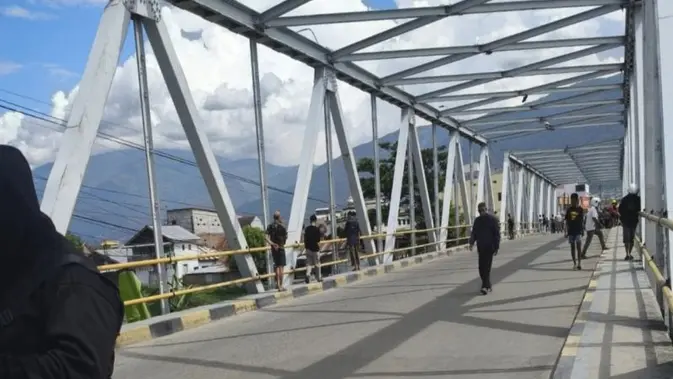 Pemkot Palu Tutup Jembatan III Pascagempa M 6,7, Ditemukan Retakan Struktural
