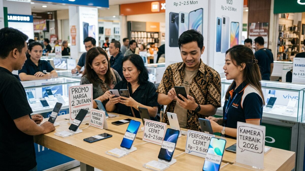 7 HP Rp2 Jutaan Terbaik 2026: Redmi 15C hingga Itel S26 Ultra, Baterai 6.000 mAh Jadi Standar