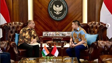Sekretaris Kabinet Teddy Terima Dubes India, Bahas Persiapan Kunjungan Perdana PM Modi ke Indonesia