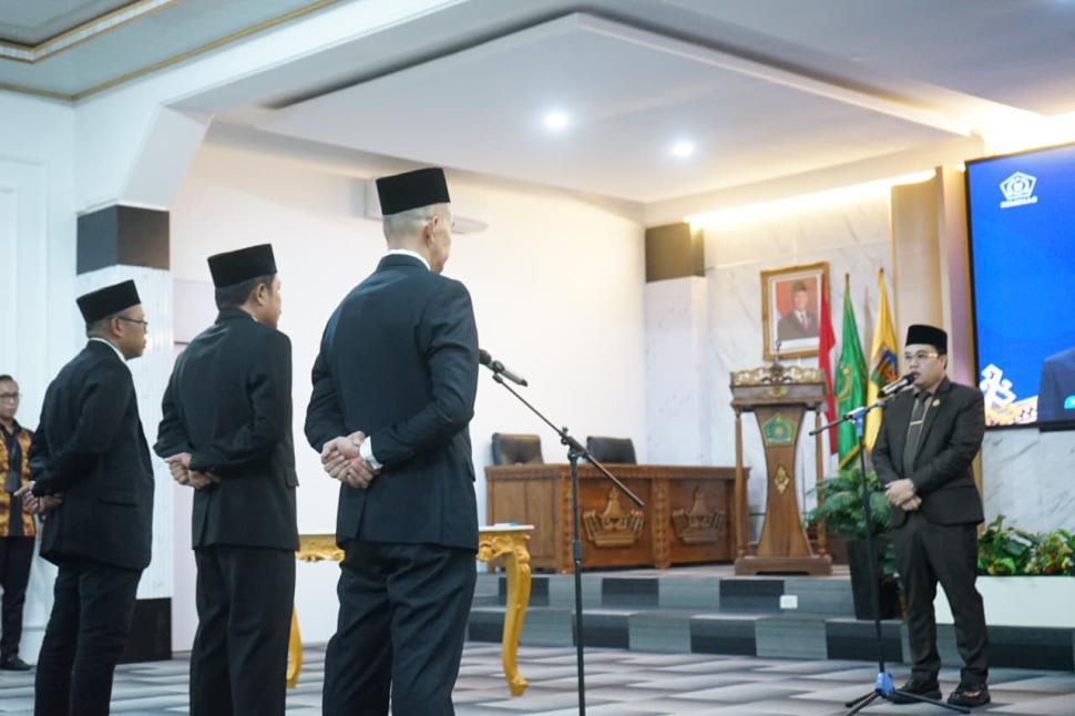 3 Pejabat Pengawas Kemenag Lampung Dilantik, Nursalim Jabat Kabag TU Lampung Timur