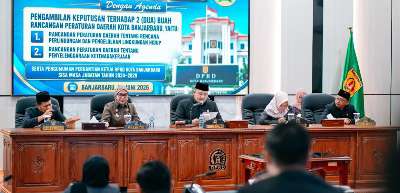 DPRD Banjarbaru Sahkan Dua Perda Strategis: Perlindungan Lingkungan Hidup dan Penyelenggaraan Ketenagakerjaan