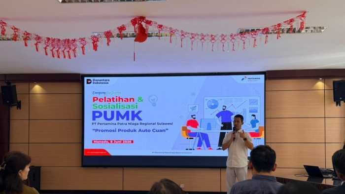 Pertamina Bekali 20 UMKM Manado Strategi Digital Marketing dan Akses Modal Lewat Program PUMK