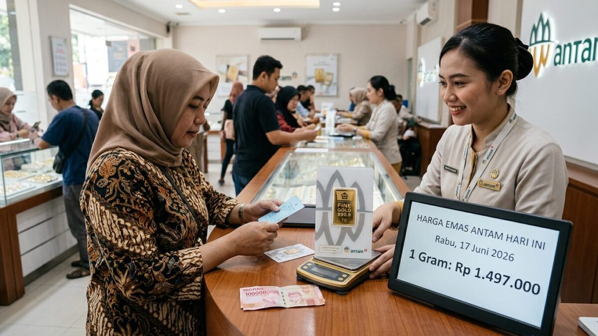 Harga Emas Antam Naik Tipis Hari Ini, 1 Gram Rp 1.497.000 – Cek Rincian Buyback dan Biaya Pajak