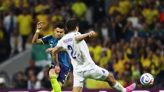 Luis Diaz Cetak Gol dan Assist di Debut Piala Dunia 2026, Kolombia Bungkam Uzbekistan 3-1
