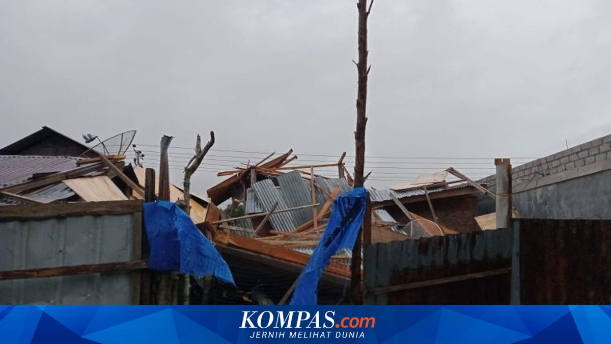Cuaca Ekstrem Terjang Deli Serdang dan Gunungsitoli, 13 Rumah Warga Rusak Akibat Hujan dan Angin Kencang