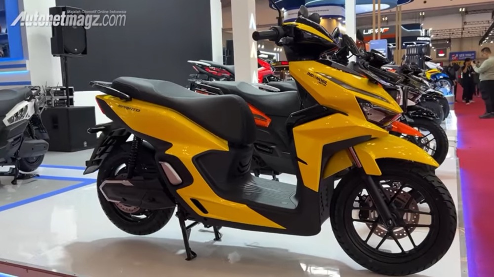 Indomobil e-Motor Sprinto Resmi Dijual, Skutik Listrik Sporty dengan Layar Sentuh dan Jarak Tempuh 110 Km