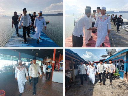 Ustadz Das’ad Latif Tiba di Pulau Jemaja Anambas, Rombongan Bupati Alihkan Sandar Akibat Gelombang Tinggi