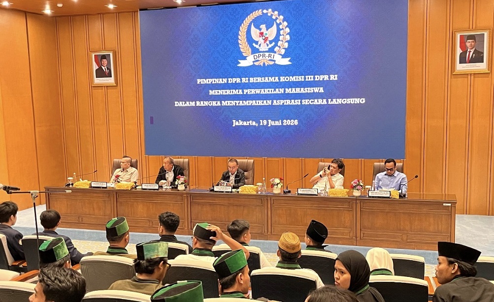 Pimpinan DPR Temui Massa Aksi di Ruang Abdul Muis, Mahasiswa Sampaikan Tuntutan Ekonomi-Politik