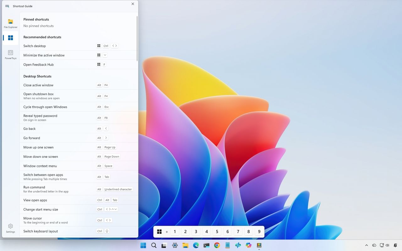 PowerToys 0.100 Hadirkan Shortcut Guide Pintar untuk Pengguna Windows 11