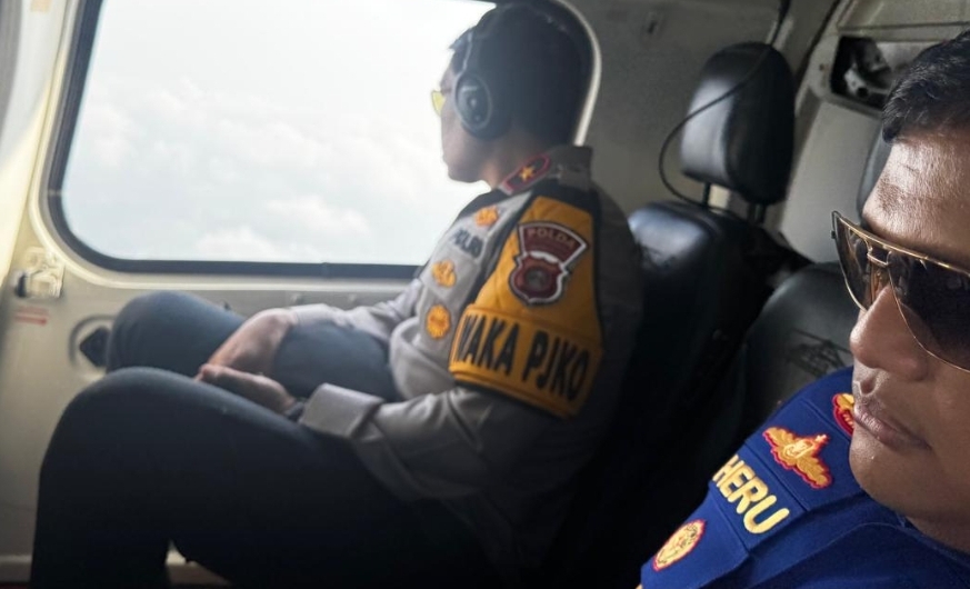 Wakapolda Sumsel Brigjen Rony Samtana Patroli Udara Pantau Karhutla, 4 Kabupaten/Kota Rawan Disorot