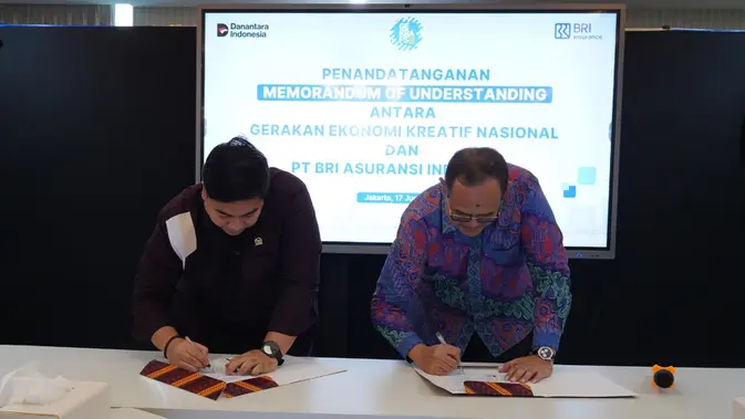 BRI Insurance dan Gekrafs Kolaborasi Lindungi Pelaku Ekonomi Kreatif, Fokus pada Proteksi Usaha