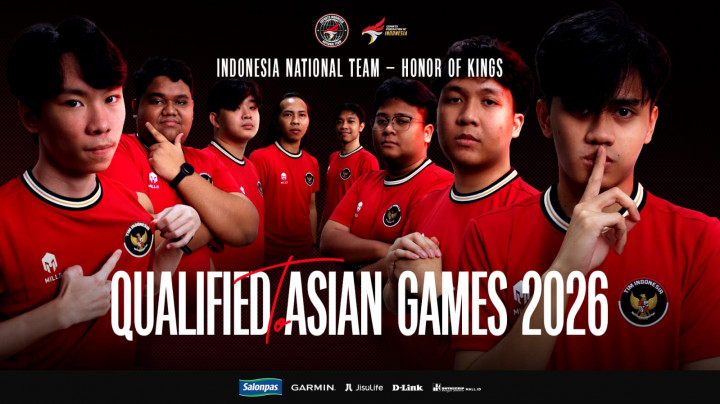 Timnas Esports Indonesia Pastikan Tiga Tiket Main Event Asian Games 2026, Catat Rekor Sempurna 77-0