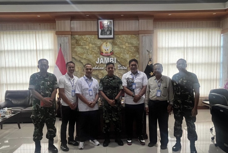 Kareteker Taekwondo Indonesia Jambi Temui Danrem 042/Gapu, Sepakat Perkuat Pembinaan Atlet dan Gelar Musprov