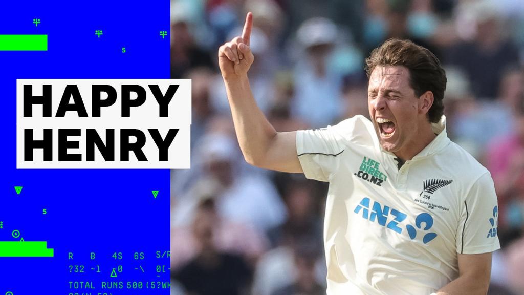 Matt Henry Ukir Hattrick Five-Wicket Haul, Selandia Baru Kepung Inggris di Hari Ketiga Tes Kedua