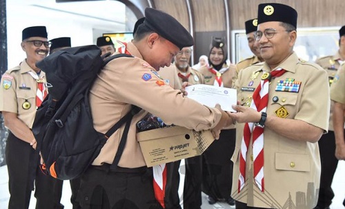 Wali Kota Jambi Lepas 51 Kontingen Pramuka ke Jambore Daerah 2026, Ingatkan Jaga Kesehatan dan Nama Baik Kota