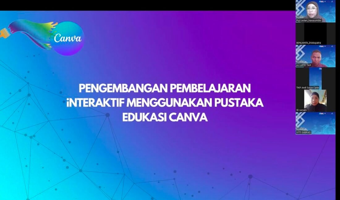 Disdikbud Kaltara Gelar Webinar Canva Edu untuk Guru, Ini Target Peningkatan Kompetensi Digital
