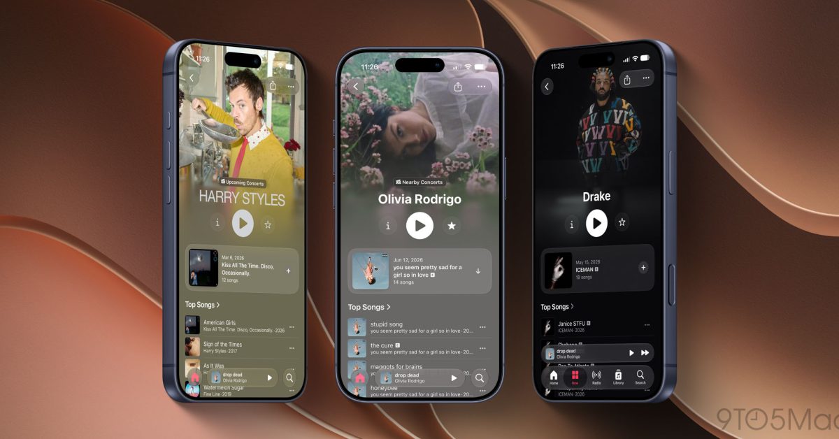 iOS 27 Hadirkan Tampilan Baru Halaman Artis dan Album di Apple Music