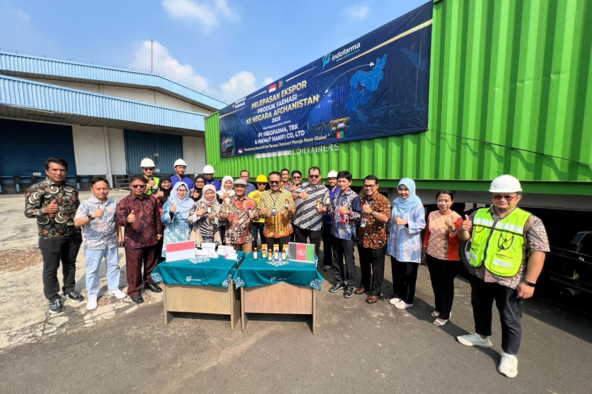 Bio Farma Group Kirim 5 Kontainer Obat ke Afghanistan, Indofarma Buktikan Daya Saing di Pasar Global