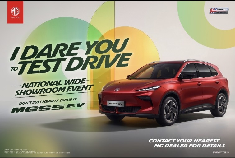 MG MGS5 EV Gelar Test Drive Nasional di 27 Kota, Buktikan Langsung Kenapa Laku 1.500 Unit