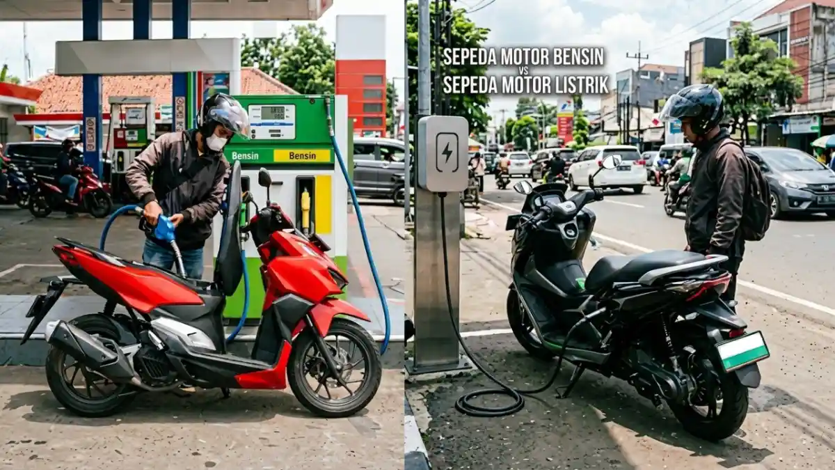 Simulasi Biaya Motor Listrik vs Motor Bensin 60 Km per Hari, Pengguna Polytron Fox 350 Bisa Hemat Rp5,5 Juta Setahun