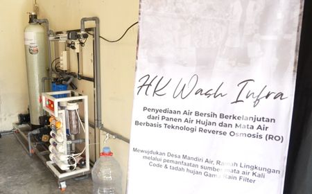 Hutama Karya Investasi Rp227 Juta, 100 KK di Sleman Kini Nikmati Air Siap Minum dari Hujan