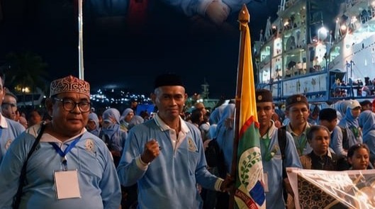 Sambutan Hangat Itanem Ambon untuk Kafilah MTQ Maluku Tenggara, Tarian Sawat dan Syal Jadi Simbol Dukungan