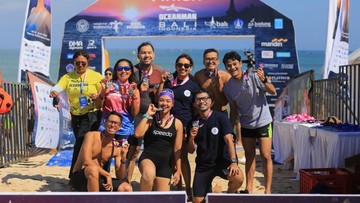 Ombak Bali Jadi Tantangan Favorit Peserta Oceanman 2026, 27 Negara Ikut Berenang