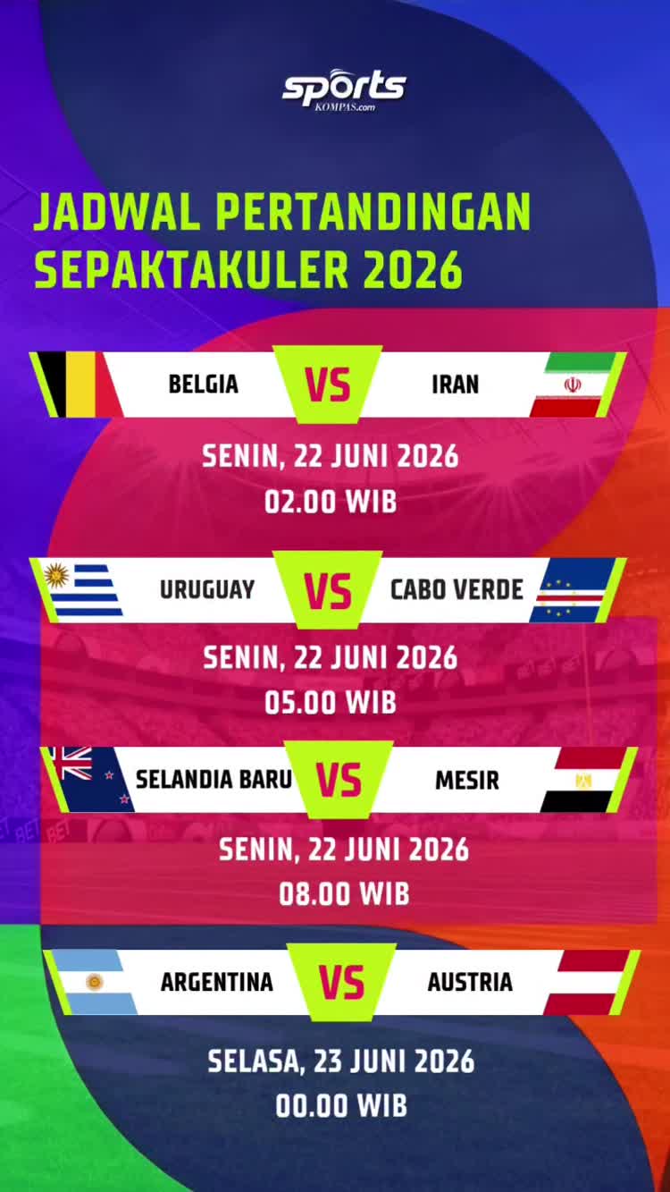 Jadwal Piala Dunia 2026 Periode 22-23 Juni: 48 Tim Mulai Bertanding di Fase Grup