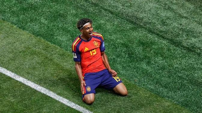 Lamine Yamal Samai Rekor Pele Usai Bawa Spanyol Hajar Arab Saudi 4-0 di Piala Dunia 2026