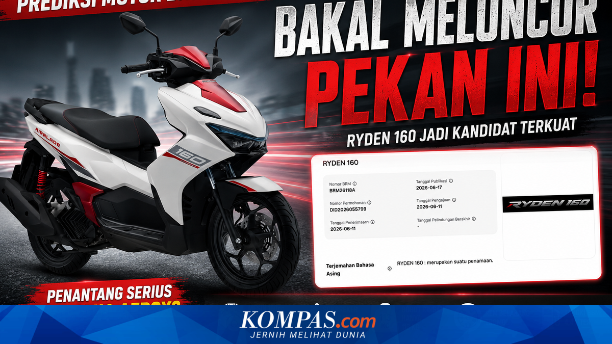 Honda Ryden 160 Siap Meluncur Pekan Ini, Spek Mirip Air Blade 160 Jadi Rival Aerox