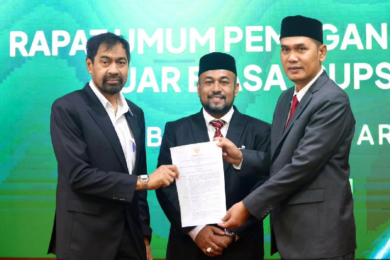 Gubernur Aceh Mualem Tunjuk Sekda Muhammad Nasir sebagai Komisaris Utama Bank Aceh Syariah Periode 2026-2030