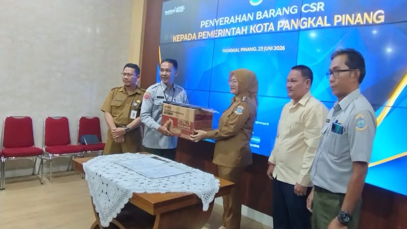 Wakil Wali Kota Pangkalpinang Apresiasi CSR PT MMS, BPBD Terima Dua Unit Mesin Senso untuk Penanganan Bencana