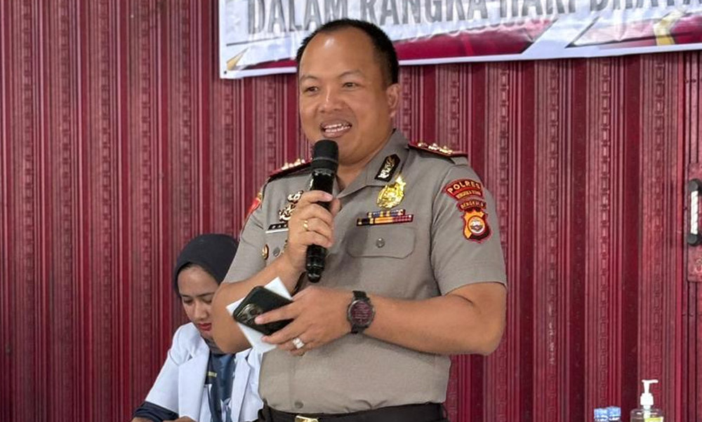 Polres Bengkulu Utara Gelar Bakti Kesehatan Gratis di Padang Jaya, 80 Tahun Bhayangkara Disambut Antusias Warga
