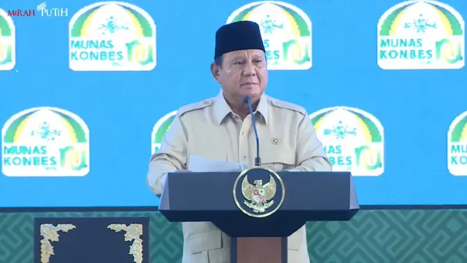 Presiden Prabowo: Kader NU Ada di Semua Partai Politik, Belajar Politik Harus dari NU