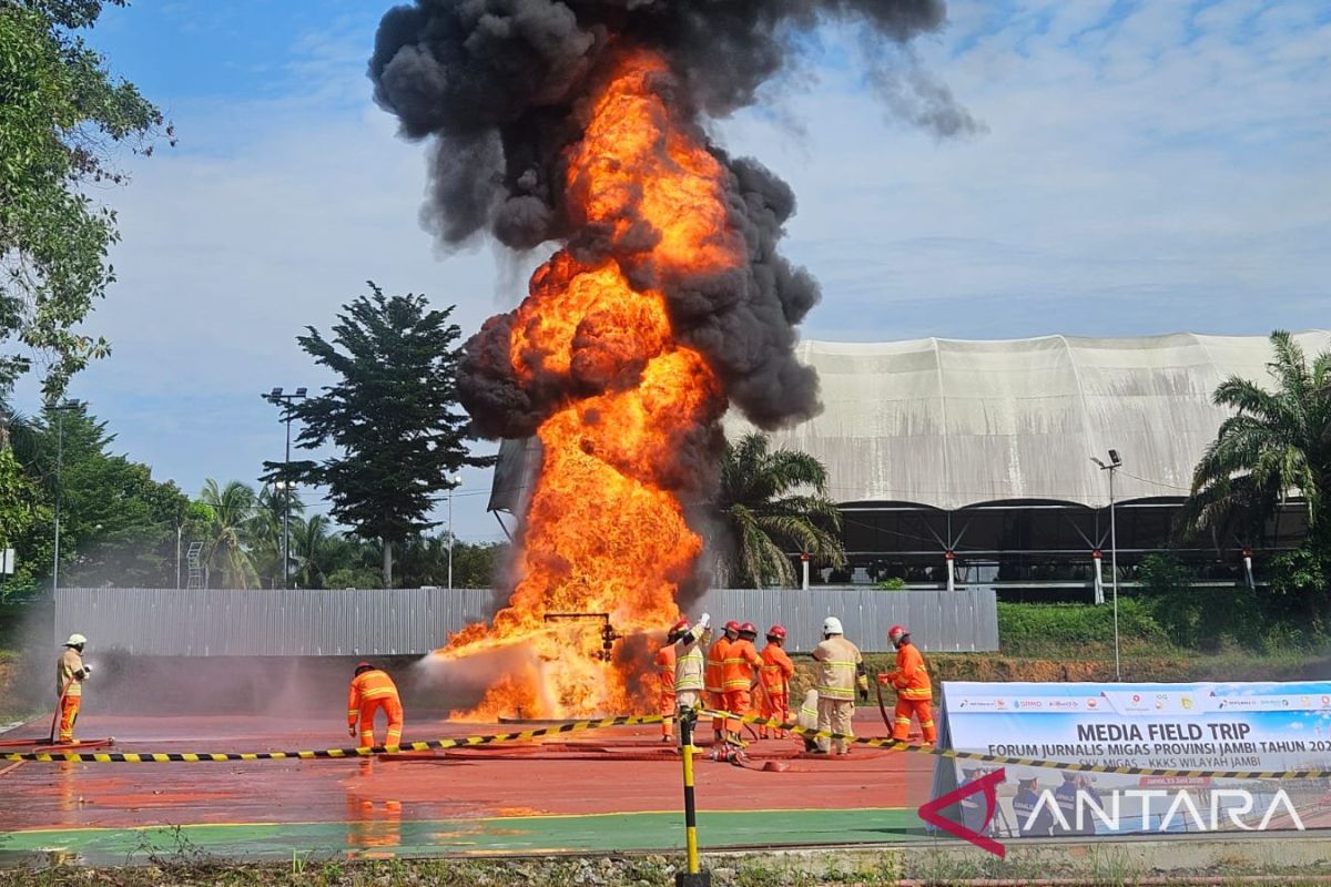 Pertamina EP Jambi Bekali Jurnalis Teknis Pemadaman Kebakaran Migas Demi Cegah Hoaks