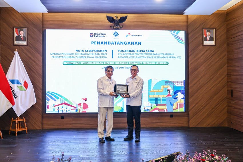 Biaya Operasi Berisiko Tinggi, Pertamina dan Kemnaker Teken Kerja Sama Perkuat Budaya K3