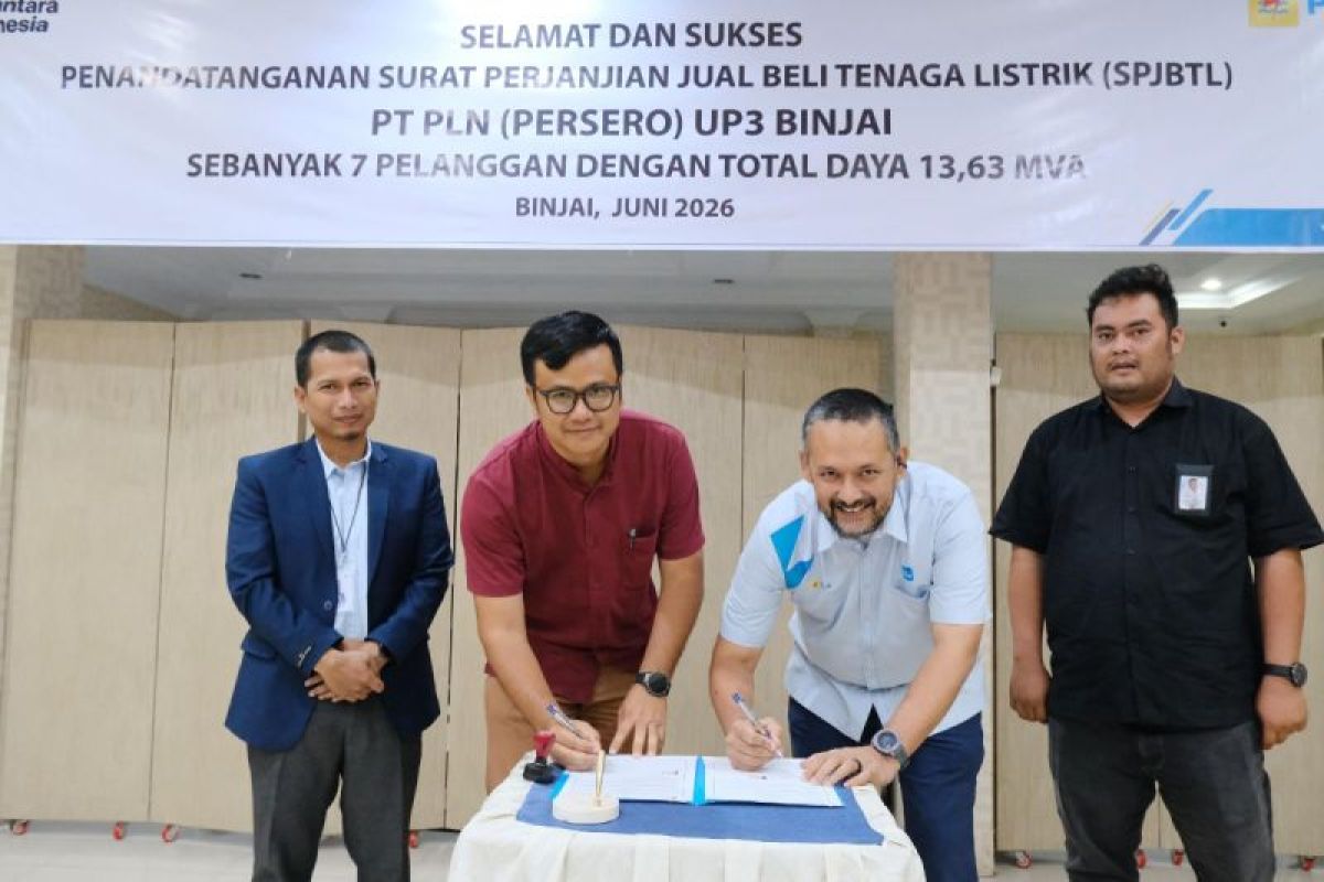 PLN Pasok Listrik 13,63 MVA ke Tujuh Perusahaan di Sumut, Sinyal Ekspansi Industri Menguat