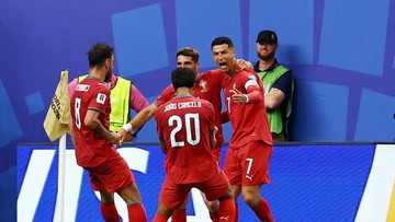 Portugal Hajar Uzbekistan 5-0 di Piala Dunia 2026, Ronaldo Cetak Brace