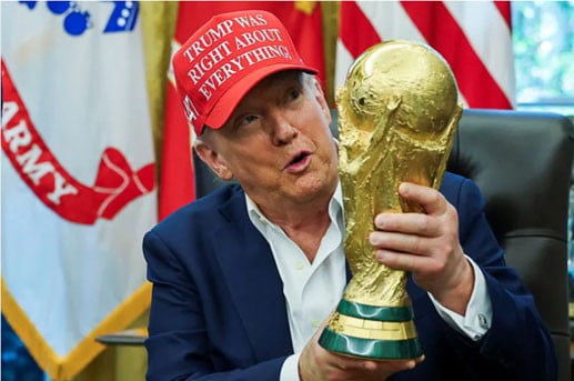 Donald Trump Dipastikan Hadir di Final Piala Dunia 2026, Infantino Akan Dampingi Langsung Serahkan Trofi