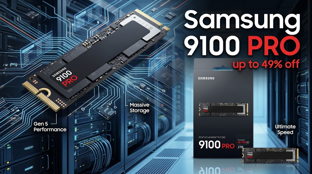 Harga SSD Samsung 9100 PRO Turun hingga 49 Persen, Varian 1TB Dibanderol Rp 3,4 Juta