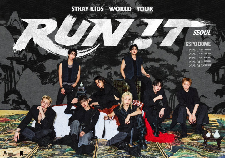Stray Kids Umumkan Tur Dunia RUN IT 2026-2027, Jakarta Belum Tergabung di Jadwal Asia Tahap Awal