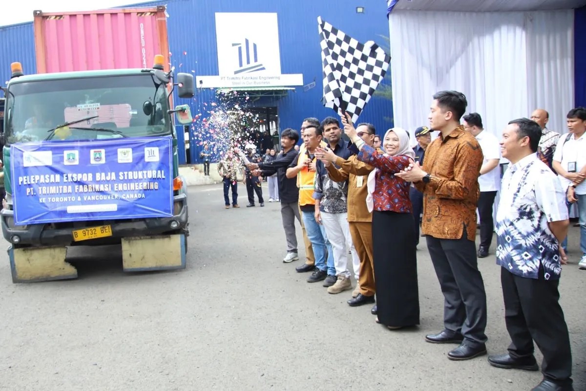 Kemendag Lepas Ekspor Baja Fabrikasi ke Kanada, Nilai Capai Rp3,85 Miliar