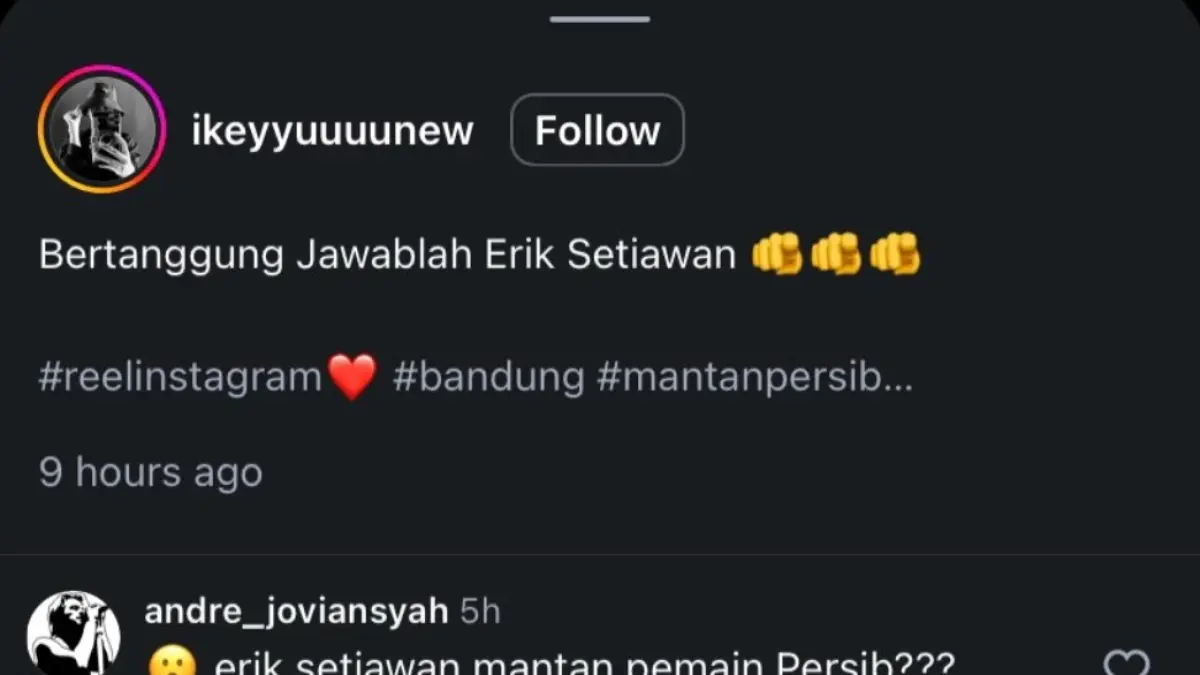 Tuduhan Mantan Istri Viral, Eks Bek Persib dan Persija Erik Setiawan Kembali Disorot